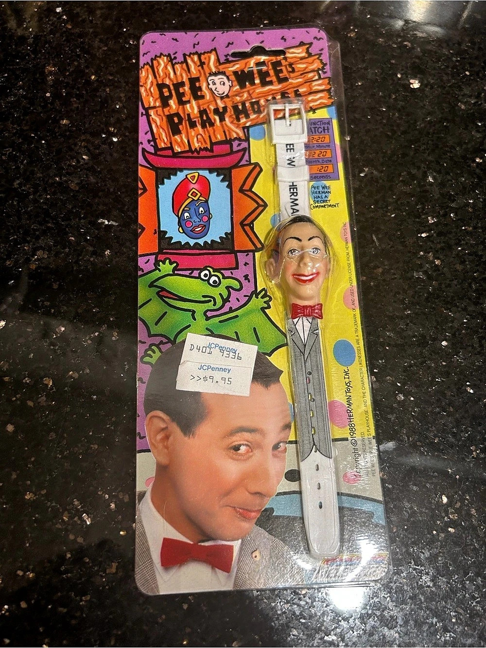 Pee Wee Herman Vintage Novelty Watch NWT